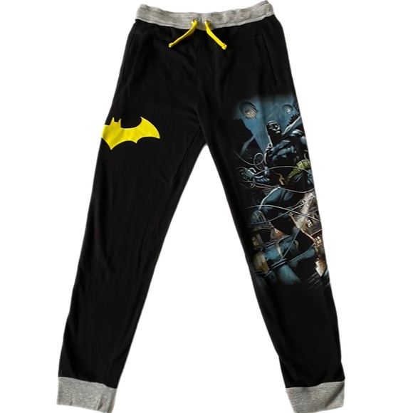 DC Comics Other - Y2K DC Comics Batman on Roof Graphic Jogger Loungewear Pants Deadstock